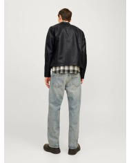 JJEDYLAN CLEAN PU JACKET NOOS 12261195-BLACK