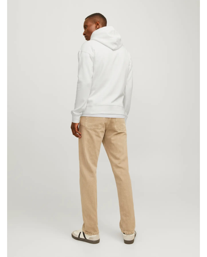 FELPA CON CAPPUCCIO JJESTAR BASIC NOOS 12208157-BIANCA