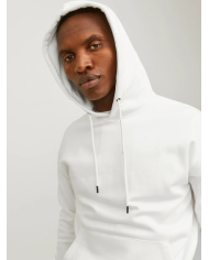 FELPA CON CAPPUCCIO JJESTAR BASIC NOOS 12208157-BIANCA