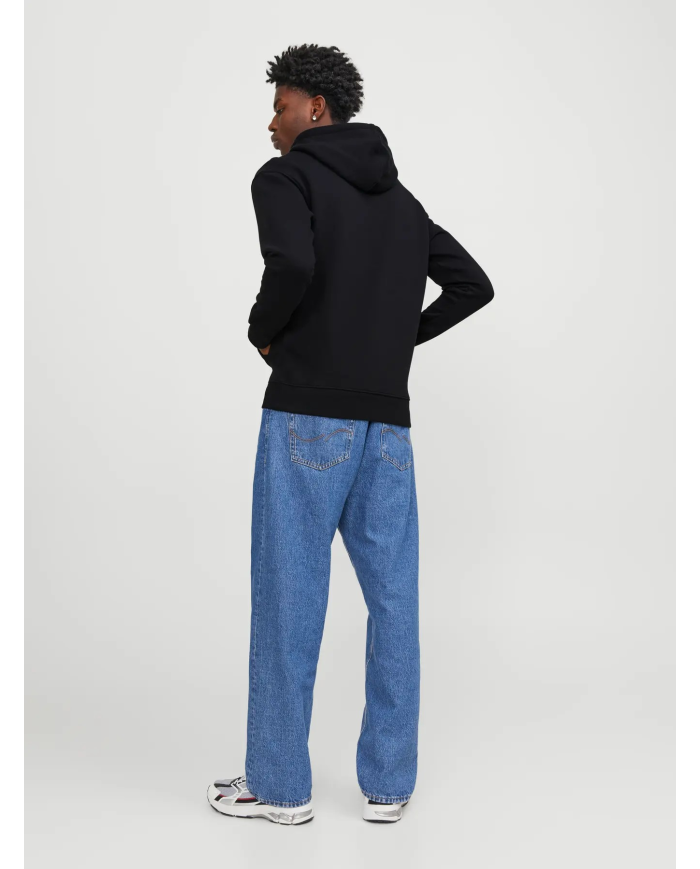 FELPA CON CAPPUCCIO JJESTAR BASIC SWEAT HOOD NOOS 12208157-BLACK