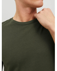 T-SHIRT JJEORGANIC BASIC TEE SS O-NECK NOOS 12156101-OLIIVE