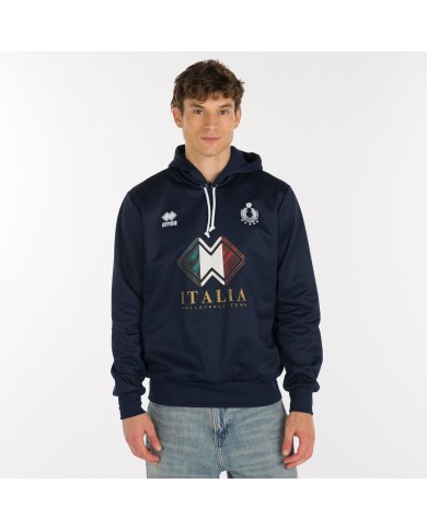 Felpa logo tricolore Blu Errea FG0F6Z0009300FIV-BLU