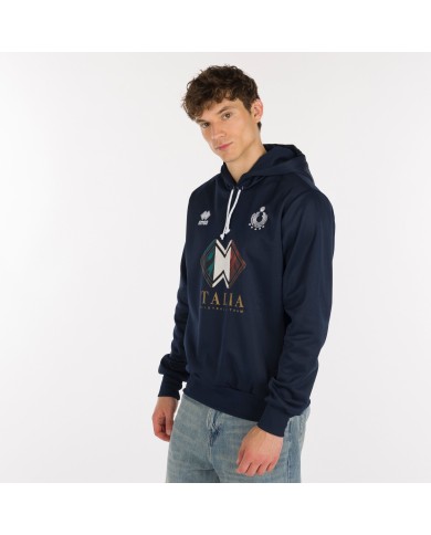 Felpa logo tricolore Blu Errea FG0F6Z0009300FIV-BLU