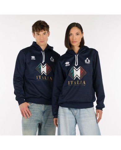 Felpa logo tricolore Blu Errea FG0F6Z0009300FIV-BLU