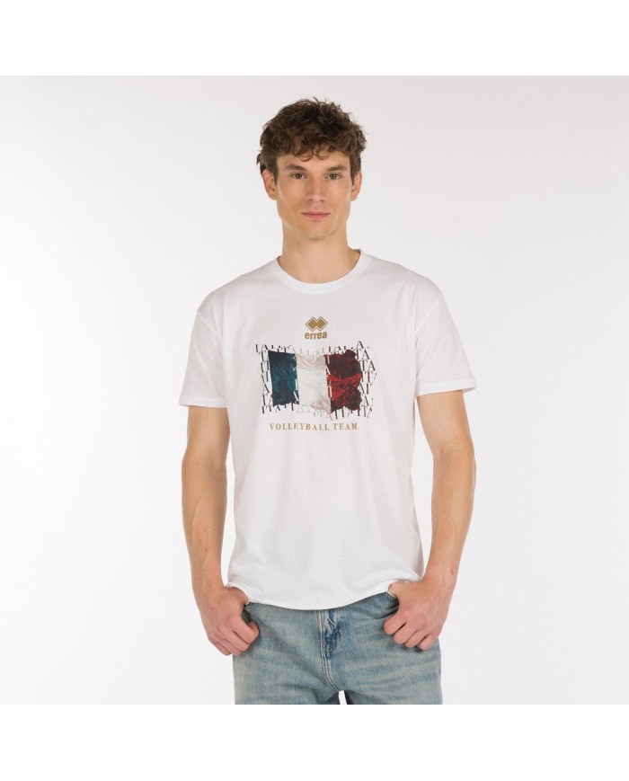 T-Shirt Bandiera Italia  SM8E6C00010FIV-BI