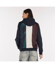 Felpa con cappuccio blu Italia SG9E6ZA4280FIV-BLU