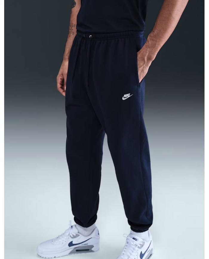 Pantaloni da uomo in pile spazzolato con risvolto Nike FN3808-451