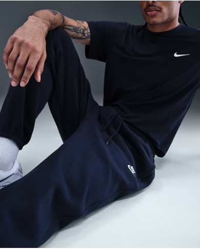 Pantaloni da uomo in pile spazzolato con risvolto Nike FN3808-451 Pantaloni da uomo in pile spazzolato con risvolto Nike FN3808-451