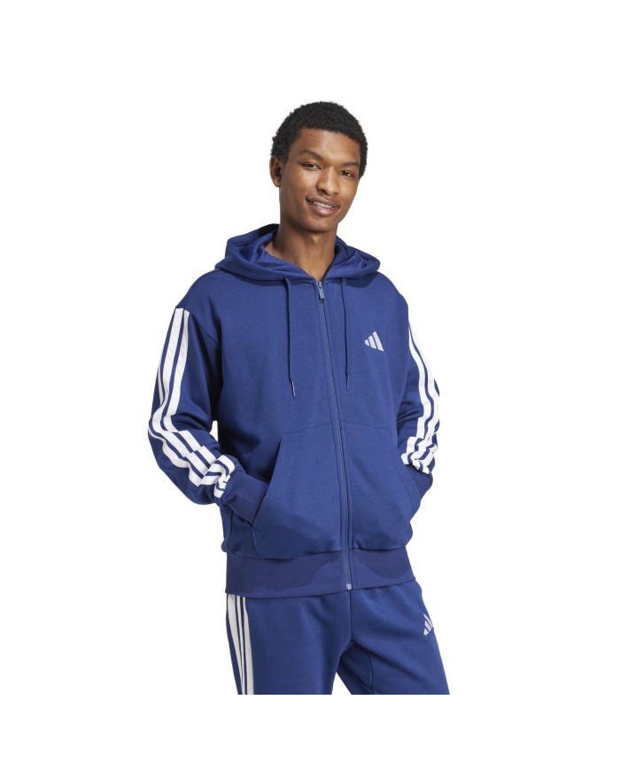 Felpa con cappuccio adidas Essentials 3-Stripes Fleece JD1868