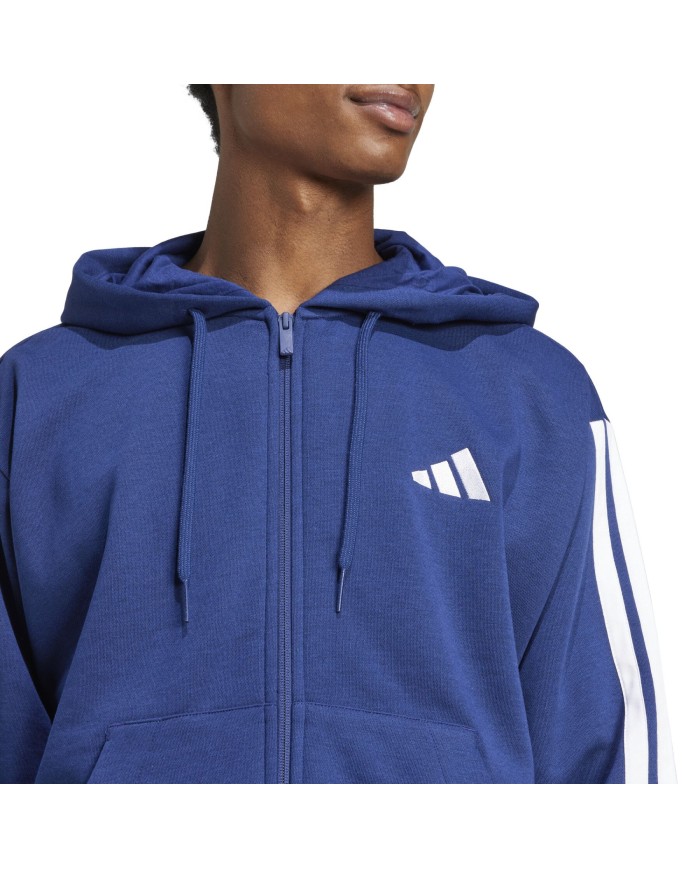 Felpa con cappuccio adidas Essentials 3-Stripes Fleece JD1868