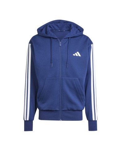 Felpa con cappuccio adidas Essentials 3-Stripes Fleece JD1868