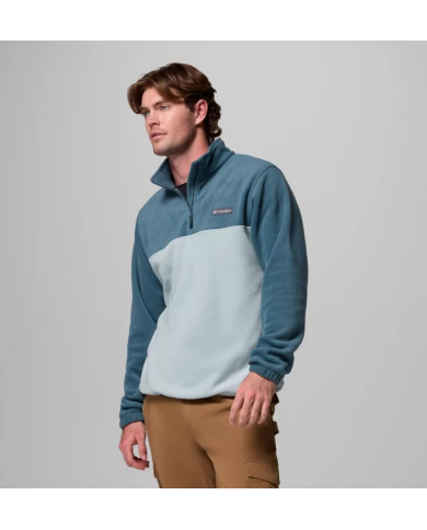 Giacca in Pile con cerniera a metà lunghezza Steens Mountain da uomo Columbia 1620191-429