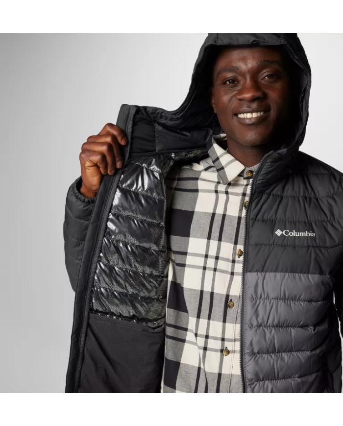 Giacca imbottita con cappuccio Powder Lite II da uomo Columbia 2086944-023