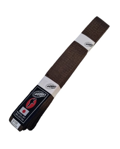 Cintura da Karate Judo Effea EF565 Marrone Cotone Arti Marziali Cintura da Karate Judo Effea EF565 Marrone Cotone Arti Marziali