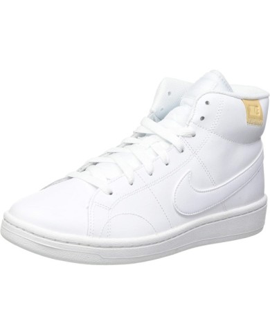Scarpa da Donna Nike Court Royale 2 Mid Collo Alto Pelle Bianca CT1725100 Scarpa da Donna Nike Court Royale 2 Mid Collo Alto Pelle Bianca CT1725100