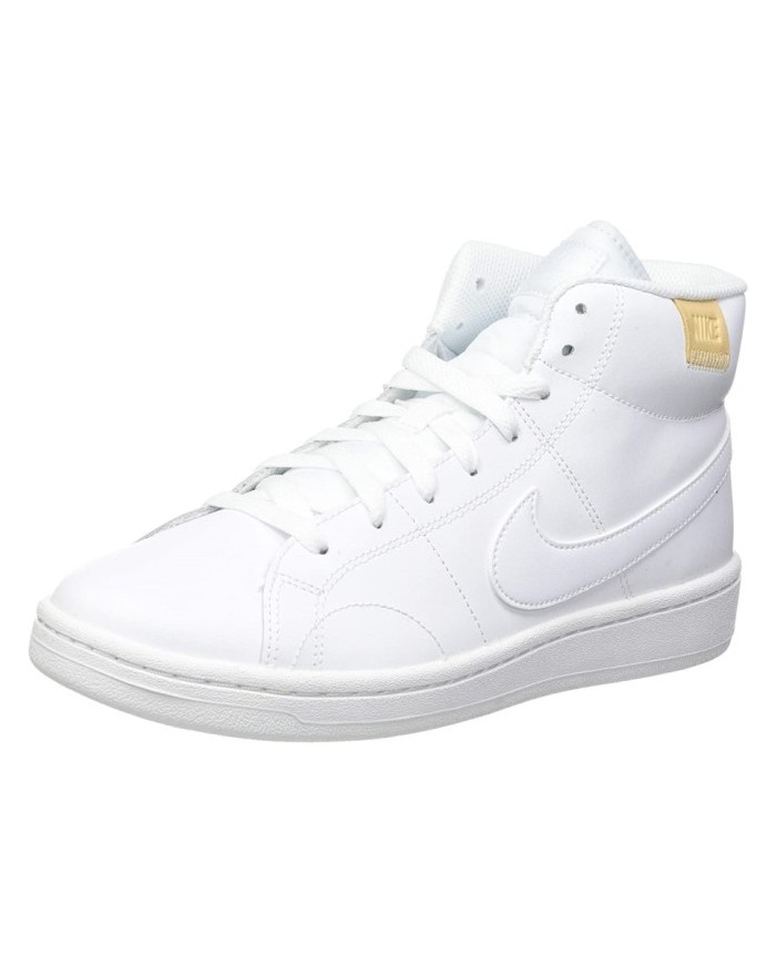 Scarpa da Donna Nike Court Royale 2 Mid Collo Alto Pelle Bianca CT1725100