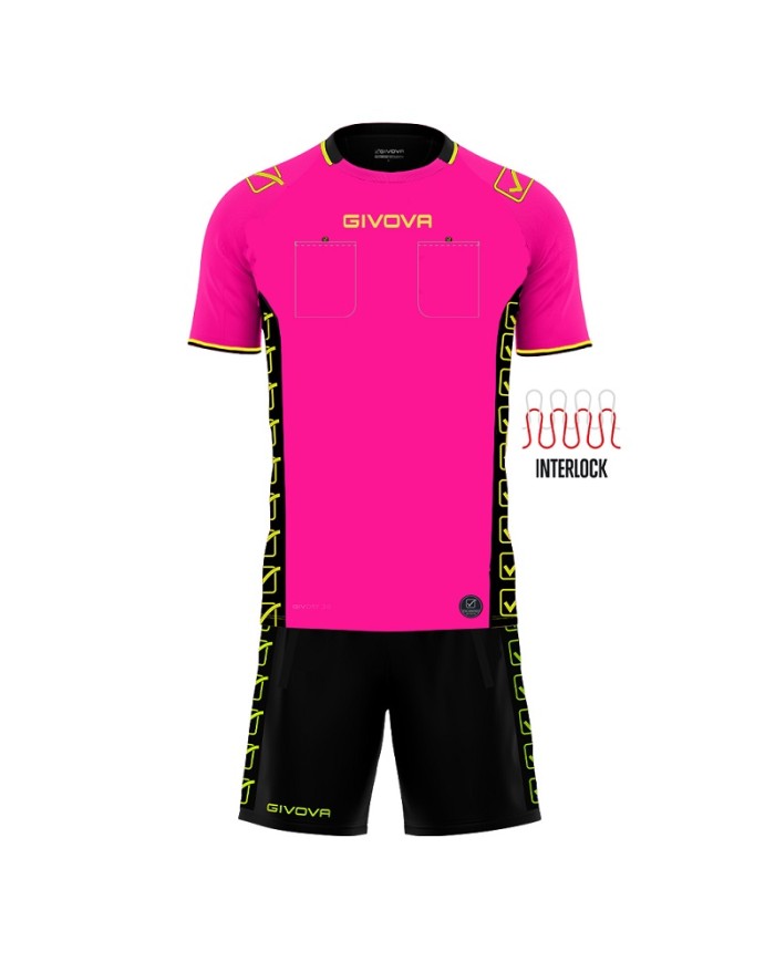 Kit Ufficiale da Arbitro Givova KITA09 Fuxia KITA090006 Kit Ufficiale da Arbitro Givova KITA09 Fuxia KITA090006