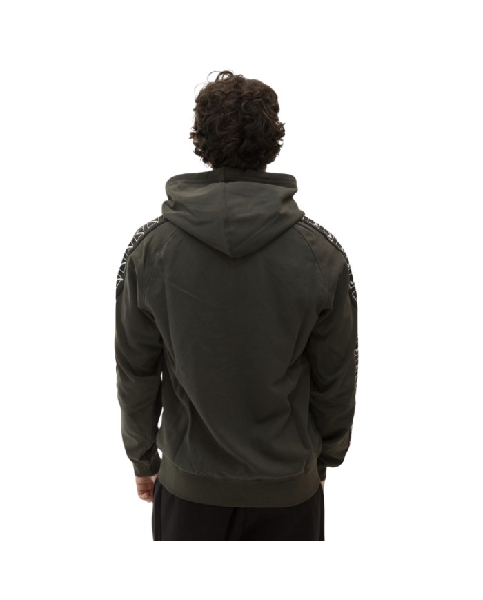 Felpa in Cotone Terry con Cappuccio Givova Full Zip Unisex Verde Militare BA014ZIP-5110