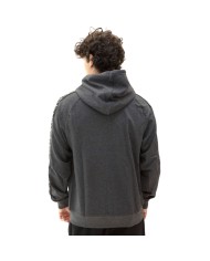 Felpa in Cotone Terry con Cappuccio Givova Full Zip Unisex Grigio Melange BA014ZIP-4310