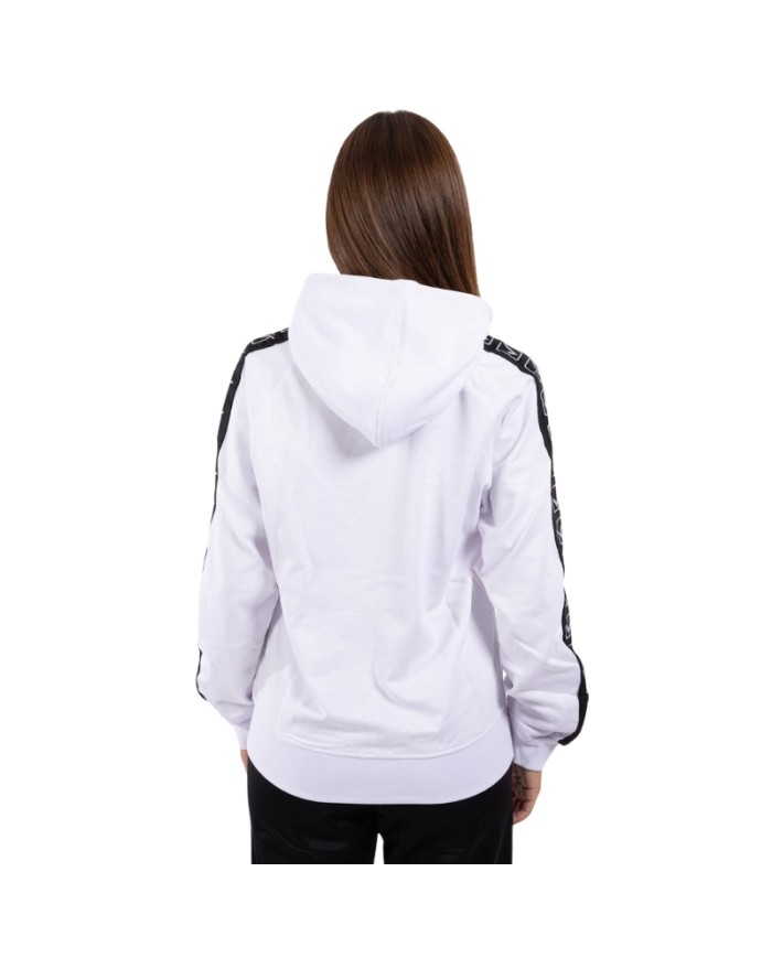 Felpa in Cotone Terry con Cappuccio Givova Full Zip Unisex Bianca BA014ZIP-0310