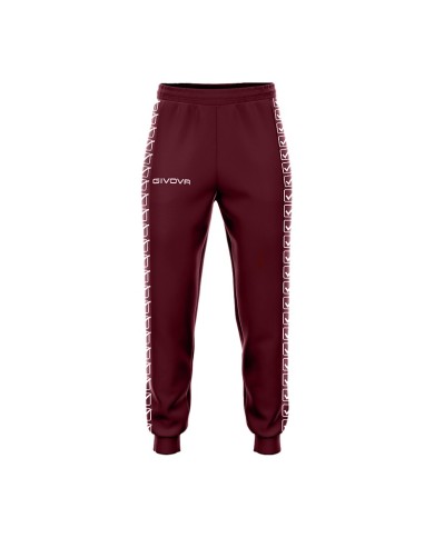 Pantalone Terry Band Givova BA12 Unisex Cotone Leggero Granata BA120008 Pantalone Terry Band Givova BA12 Unisex Cotone Leggero Granata BA120008