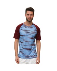 Maglia da Calcio Givova Pixel MA035 Padel Tennis Celeste Nero MA0350510