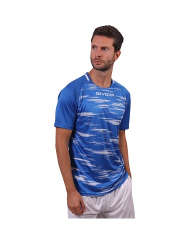 Maglia da Calcio Givova Pixel MA035 Padel Tennis Azzurro Bianco MA0350203 Maglia da Calcio Givova Pixel MA035 Padel Tennis Azzurro Bianco MA0350203