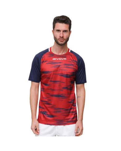Maglia da Calcio Givova Pixel MA035 Padel Tennis Rosso Blu MA0351204 Maglia da Calcio Givova Pixel MA035 Padel Tennis Rosso Blu MA0351204