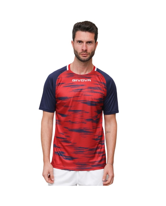 Maglia da Calcio Givova Pixel MA035 Padel Tennis Rosso Blu MA0351204 Maglia da Calcio Givova Pixel MA035 Padel Tennis Rosso Blu MA0351204