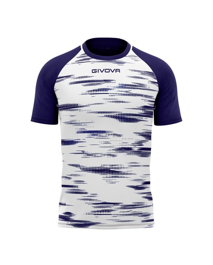 Maglia da Calcio Givova Pixel MA035 Padel Tennis Blu Bianco MA0350304