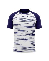 Maglia da Calcio Givova Pixel MA035 Padel Tennis Granata Nero MA0350810