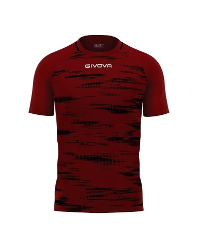 Maglia da Calcio Givova Pixel MA035 Padel Tennis Granata Nero MA0350810 Maglia da Calcio Givova Pixel MA035 Padel Tennis Granata Nero MA0350810