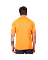 Maglia Givova Shirt CLUB in Mesh MAC10 Unisex Calcio Padel Tennis Arancio Fluo Nero