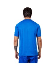 Maglia Givova Shirt CLUB in Mesh MAC10 Unisex Calcio Padel Tennis Azzurro Bianco