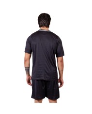 Maglia GRAFITE INTERLOCK Givova MA040 Calcio Tennis Padel Nero Bianco MA0401003