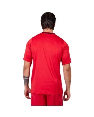 Maglia GRAFITE INTERLOCK Givova MA040 Calcio Tennis Padel Rosso Nera MA0401210