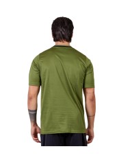 Maglia GRAFITE INTERLOCK Givova MA040 Calcio Tennis Padel Verde Militare MA0400051