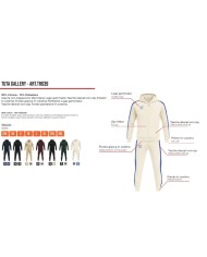 Tuta GALLERY Givova TR039 Blu Unisex TR0390404