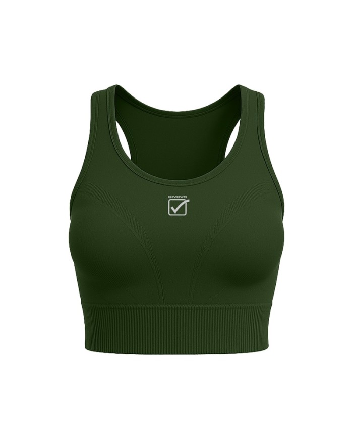 Top da Donna PERFORMANCE Givova FIT028 Verde Bosco FIT0280094