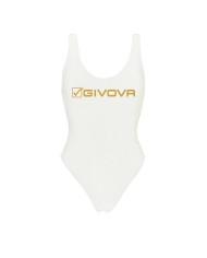 Costume Olimpionico Intero Givova CS001 Bianco Piscina  Body  CS001-0001