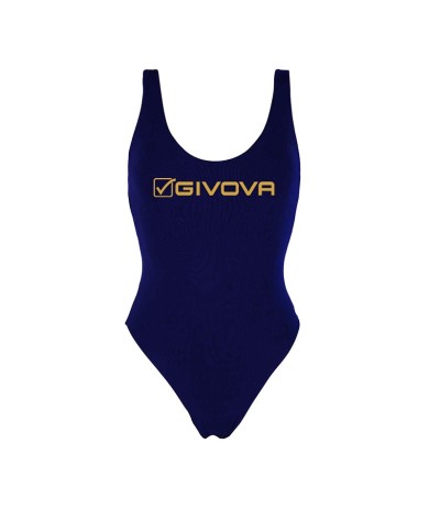 Costume Olimpionico Intero Givova CS001 Blu Piscina Body  CS0010004