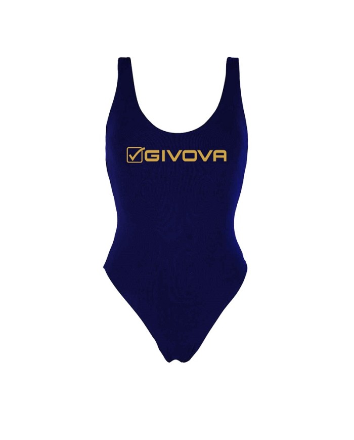 Costume Olimpionico Intero Givova CS001 Blu Piscina Body  CS0010004