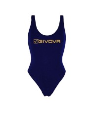 Costume Olimpionico Intero Givova CS001 Blu Piscina Body  CS0010004