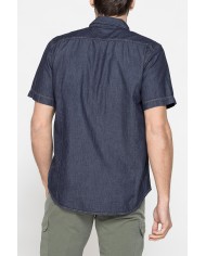 CAMICIA A MANICA CORTA IN DENIM LEGGERO