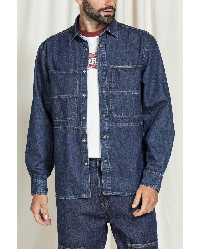 GIACCA CAMICIA IN DENIM COMFORT FIT MODELLO WORKER