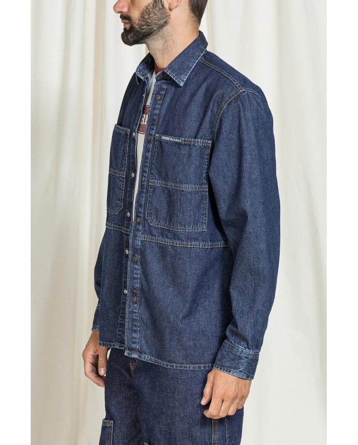GIACCA CAMICIA IN DENIM COMFORT FIT MODELLO WORKER