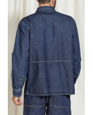 GIACCA CAMICIA IN DENIM COMFORT FIT MODELLO WORKER