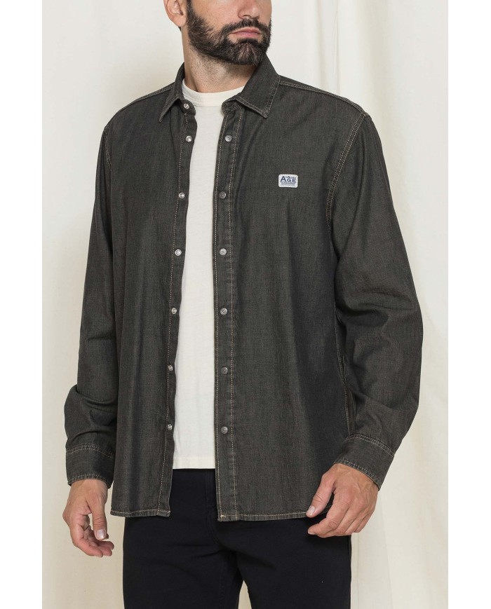 GIACCA CAMICIA IN DEMIN TRATTATO CARRERA REPLICA