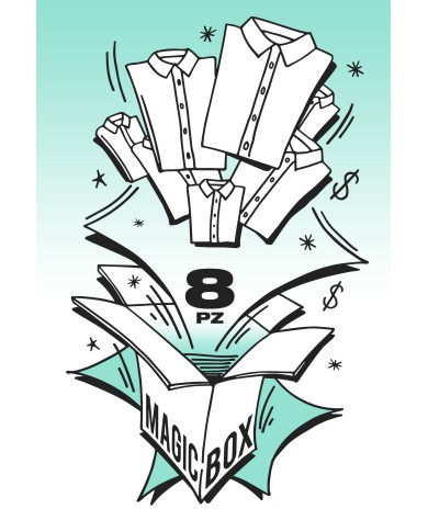 BOX ASSORTITO 8 CAMICIE MANICA CORTA