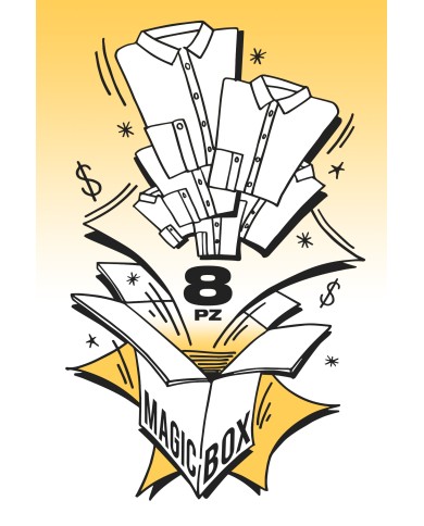 BOX ASSORTITO 8 CAMICIE MANICA LUNGA